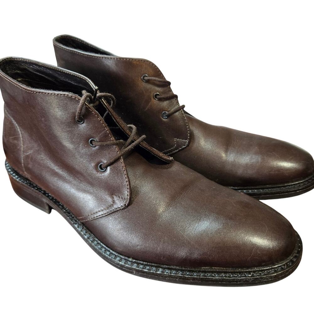 Alfani 10 M  Men's Dress Ankle Boot Shoe Brown Oxford Derby Brogues 10M Medium